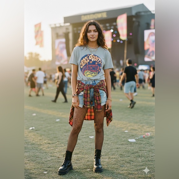 David Bowie Space Oddity Tee | Indie Sleaze • Vintage Rock • Festival Core Small - Picture 1 of 6